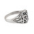 Sterling Silver Om Pattern Band Ring from India 'Spiritual Fusion'