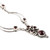 Natural Garnet Link Pendant Necklace from India 'Radiant Princess'