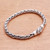 Sterling Silver Wheat Chain Bracelet from Bali 'Charming Wheat'