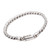 Unisex Sterling Silver Unique Link Chain Bracelet from Bali 'Twining'