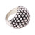 Bubble Pattern Sterling Silver Cocktail Ring from Bali 'Gleaming Grapes'