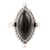 Black Onyx Cabochon Cocktail Ring 'Dark Beauty'