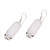 Artisan Crafted Sterling Silver and Resin Dangle Earrings 'Fantastic Cloud'
