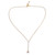 Gold Plated Chalcedony Y-Necklace from India 'Gemstone Grace'