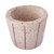 Striped Pattern Reclaimed Stone Flower Pot from Mexico 'Verdant Container'