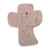 Simple Pewter and Reclaimed Stone Wall Cross from Mexico 'Lithe Cross'