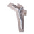 Artistic Pewter and Reclaimed Stone Wall Cross from Mexico 'Jesus Gleams'