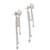 Floral Cultured Pearl Dangle Earrings from Bali 'Padma Tears'