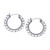 Loop Pattern Sterling Silver Hoop Earrings from Thailand 'Classic Loops'