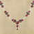 Garnet Link Pendant Necklace Crafted in India 'Perfect Radiance'