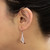 Handmade Fine 950 Silver Flower Earrings 'Magnificent Calla'