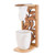 Toucan-Themed Teak Wood Single-Serve Drip Coffee Stand 'Toucan Beverage'