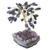 Sodalite and Amethyst Gemstone Tree Sculpture from Brazil 'Little Tree'