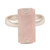 3-Carat Rose Quartz Cocktail Ring from india 'Glorious Crystal'