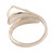 Lily Flower Cultured Pearl Wrap Ring from India 'Lily Twins'