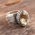 Men's 6-Carat Citrine Ring from India 'Magnificent Glitter'