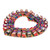 Heart-Shaped Cotton Worry Doll Wreath from Guatemala 'Quitapena Love'
