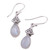 Moonstone Earrings in Sterling Silver from India 'Misty Morn'