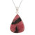 Natural Rhodonite Pendant Necklace from India 'Calming Earth'