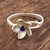 Floral Lapis Lazuli Cocktail Ring from India 'Lapis Flower'