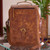 Handmade Leather Backpack in Saddle Brown from Mexico 'Saddle Brown Traveler'