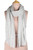 Soft Indian Cashmere Wool Woven Grey Shawl 'Neutral Grey Allure'