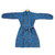 Vine Motif Cotton Shirtdress in Azure from Ghana 'Virtuous Vine'