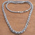 Foxtail chain Sterling Silver Chain Necklace from Bali 'Bold Purity'