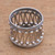 Openwork Pattern Sterling Silver Band Ring from Bali 'Openwork Path'