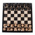 Brown and Black Marble Chess Set from Mexico 'Cafe Battle'