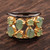 Gold Accented Aventurine Band Ring from India 'Sparkling Flair'