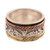 Sterling Silver Spinner Ring with Brass and Copper 'Classic Union'