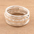 Sterling Silver Stacking Rings from India Set of 5 'Gleaming Quintet'