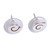 Taxco Sterling Silver Spiral Stud Earrings from Mexico 'Wind Cyclones'