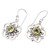Handcrafted Floral Peridot Dangle Earrings 'Nature's Gift'