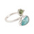 Wrap-Style Apatite Cocktail Ring from India 'Nugget Appeal'