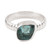 Blue Apatite Cocktail Ring Crafted in India 'Glorious Nugget'