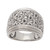 Patterned Sterling Silver Band Ring Crafted in Bali 'Intricate Pattern'