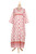 Pink Floral Print Cotton Maxi Dress 'Floral Fantasy'