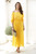 Marigold Yellow Off-Shoulder Maxi Dress 'Marigold Muse'