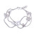 950 Silver Handmade Geometric Bracelet with Extender 'Karen Geometry'