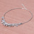 Sterling Silver Flower Motif Pendant Necklace from Thailand 'Nature's Miracle'