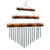 Harmonious Bamboo and Aluminum Wind Chime from Bali 'Three Steps'