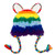 Hand-Crocheted Rainbow Llama Hat Crafted in Peru 'Rainbow Llama'