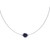 Black Agate Modern Pendant Necklace from Thailand 'Modern Mood'