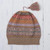 Earth-Tone 100 Alpaca Knit Hat from Peru 'Inca Earth'
