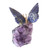 Petite Sodalite and Amethyst Morpho Butterfly Sculpture 'Blue Morpho Butterfly'