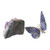 Petite Sodalite and Amethyst Morpho Butterfly Sculpture 'Blue Morpho Butterfly'