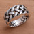 Bold Braided Sterling Silver Ring Handcrafted in Bali 'Bold Braid'
