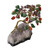 Amethyst and Quartz Brazilian Mini Gemstone Tree Sculpture 'Spring Colors'